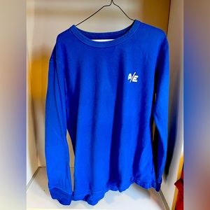 Blue American Eagle long sleeve shirt. L but fits like an XL
